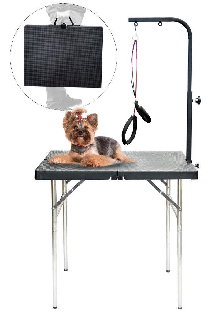 FOLDING PORTABLE PET GROOMING TABLE